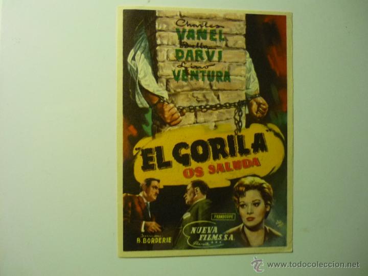 Cine: PROGRAMA EL GORILA OS SALUDA.-CHARLES VANEL - Foto 1