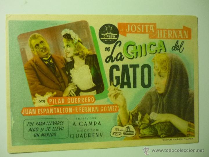 Cine: PROGRAMA LA CHICA DEL GATO .-JOSITA HERNAN - Foto 1