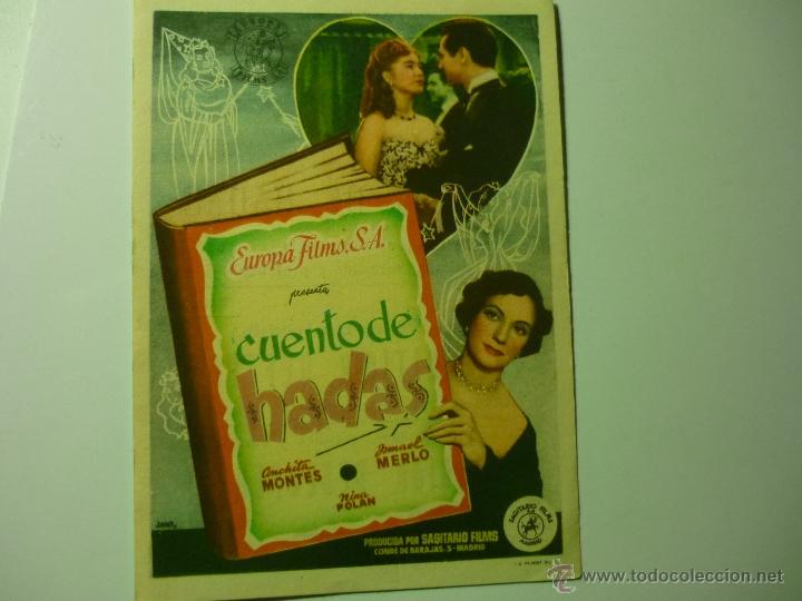 Cine: PROGRAMA CUENTO DE HADAS.-CONCHITA MONTES .-PUBLICIDAD - Foto 1