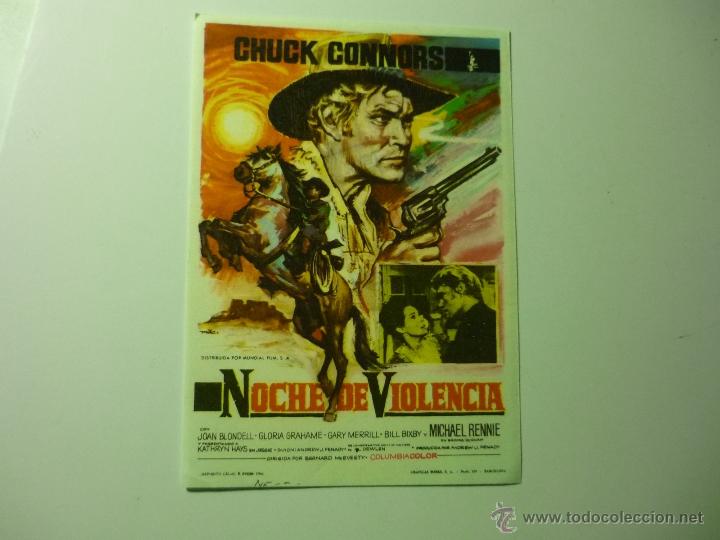 Cine: PROGRAMA NOCHE DE VIOLENCIA - CHUCK CONNORS - Foto 1