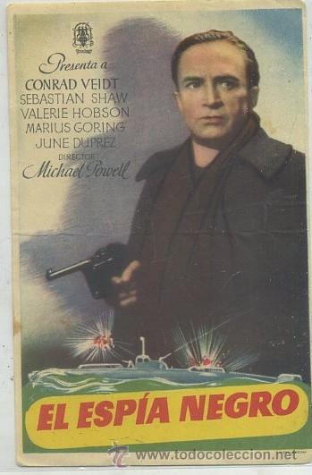 Cine: PROGRAMA DE CINE: EL ESPIA NEGRO PC-2671 - Foto 1