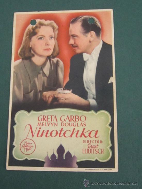 Cine: PROGRAMA DE CINE - NINOTCHKA - 1939 - Foto 1