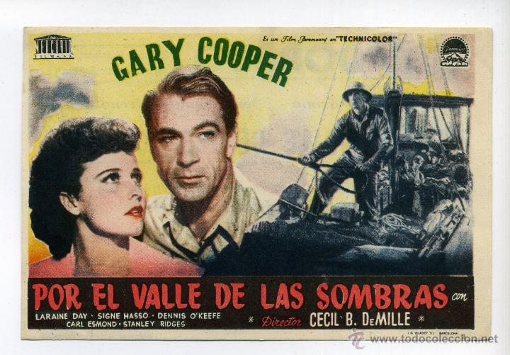 Cine: POR EL VALLE DE LAS SOMBRAS, con Gary Cooper.