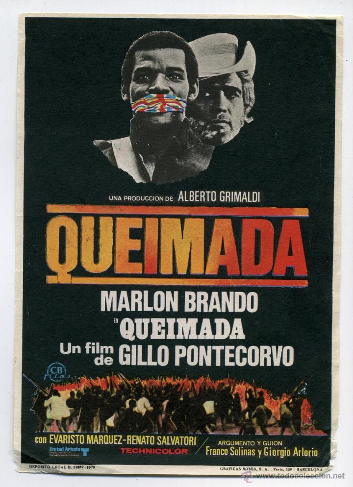 Cine: QUEIMADA, con Marlon Brando. - Foto 1