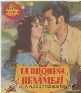 Cine: La Duquesa de Benamej&iacute;. Doble de Cifesa. - Foto 1