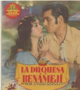 Cine: La Duquesa de Benamej&iacute;. Doble de Cifesa. - Foto 1