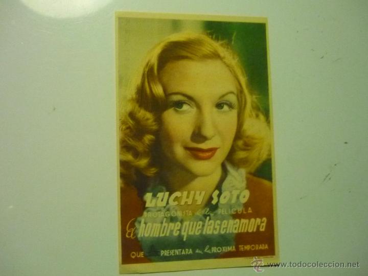 Cine: PROGRAMA EL HOMBRE QUE LAS ENAMORA.- LUCHY SOTO - Foto 1