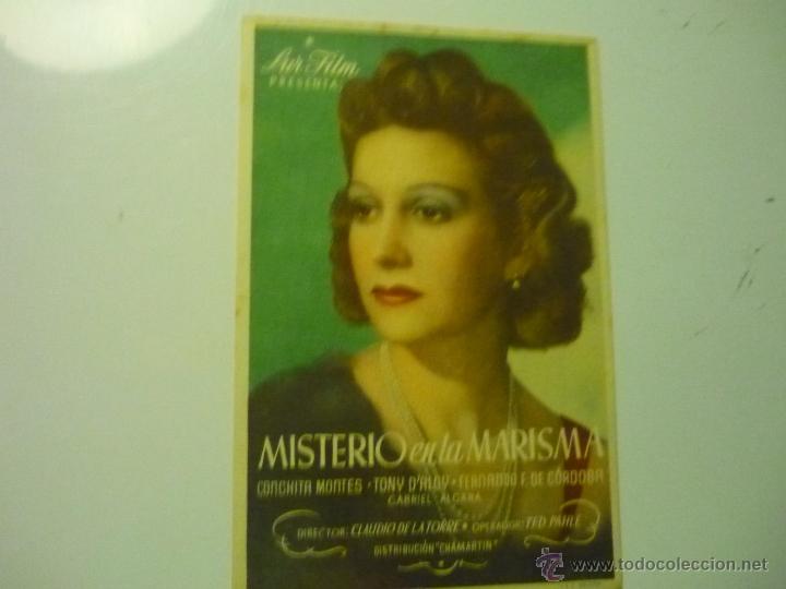 Cine: PROGRAMA MISTERIO EN LA MARISMA.-CONCHITA MONTES - Foto 1
