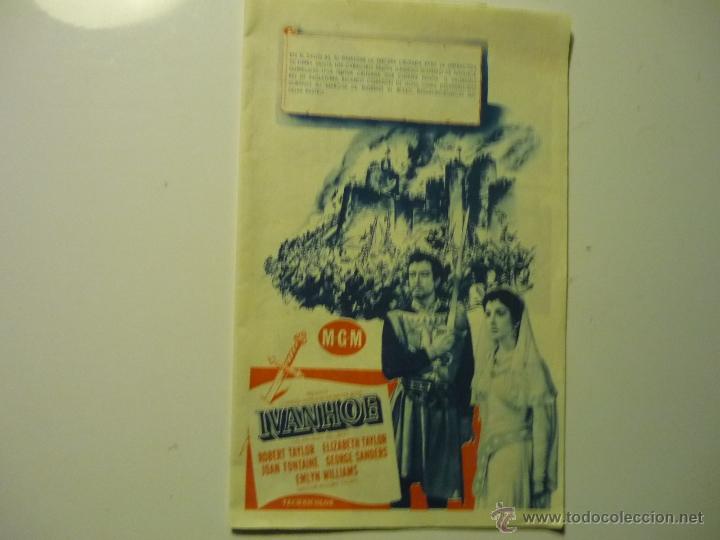 Cine: PROGRAMA DOBLE IVANHOE .-ROBERT TAYLOR - Foto 1