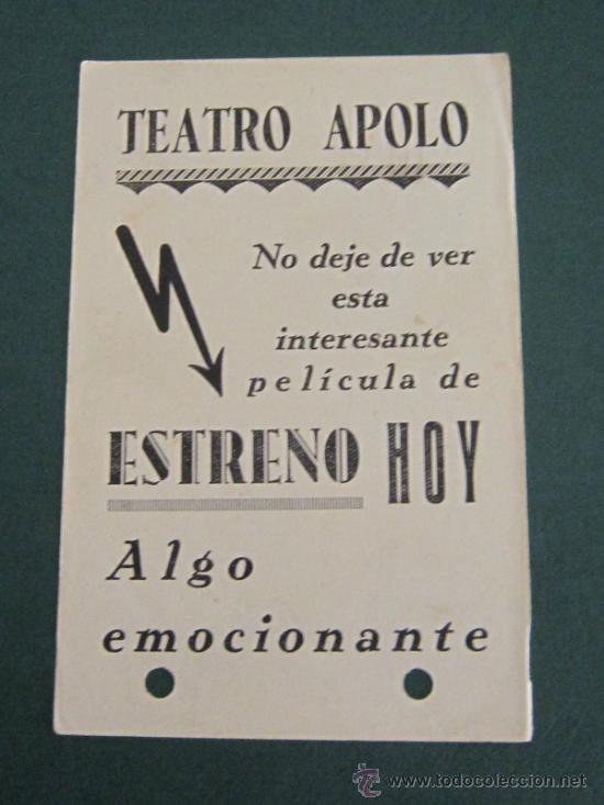 Cine: PROGRAMA DE CINE - SE HA PERDIDO UN CADAVER - 1942 - PUBLICIDAD - Foto 2