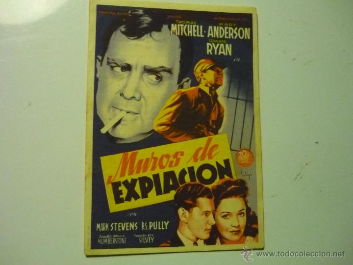 Cine: programa muros de ex&igrave;acion.- thomas mitchell- soligo --publicidad