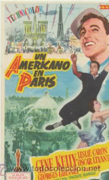 Cine: Un Americano en par&iacute;s. Sencillo de MGM.  &iexcl;IMPECABLE! - Foto 1