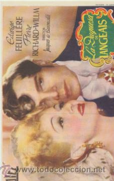Kino: La Duquesa de Langeais. Sencillo de Edici. cine Mari - Le&oacute;n 1947.  &iexcl;IMPECABLE!