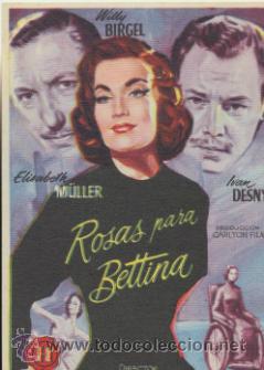 Kino: Rosas para Bettina. Sencillo de Hispamex Films.  &iexcl;IMPECABLE!