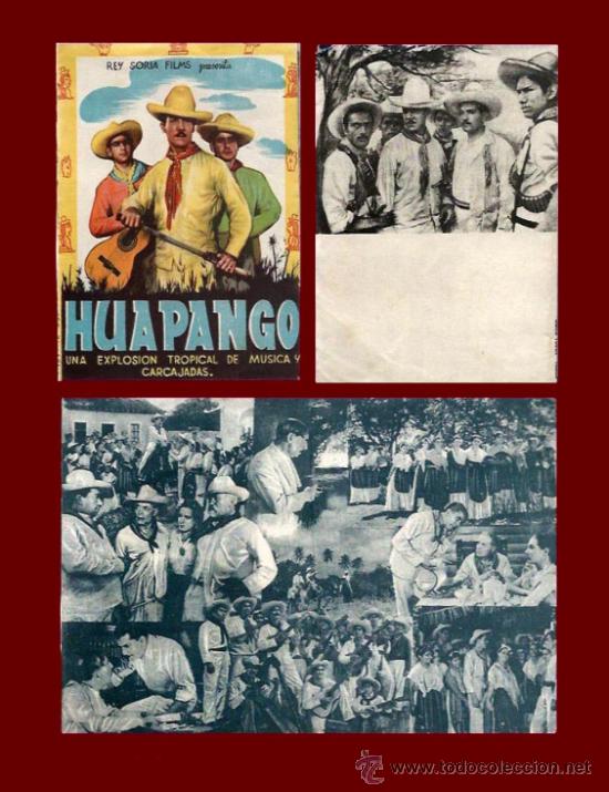 Cine: cine - HUAPANGO - SIN PUBLICIDAD - PROGRAMA DE CINE ORIGINAL A&Ntilde;O 1937 - Foto 1