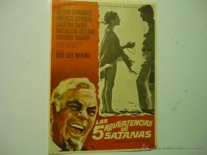 Cine: programa kas 5 advertencias de satanas.- arturo fernandez - Foto 1