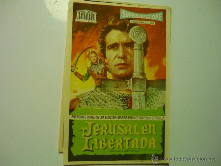 Cine: programa jerusalen libertada -f.rabal .-s.koscina - Foto 1