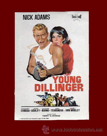Cine: CINE - YOUNG DILLINGER - PROGRAMA ORIGINAL A&Ntilde;O 1965 - SIN PUBLICIDAD - Foto 1