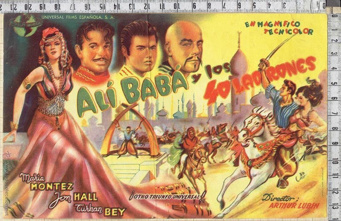 Cinema: ALI BABA Y LOS 40 LADRONES -MARIA MONTEZ