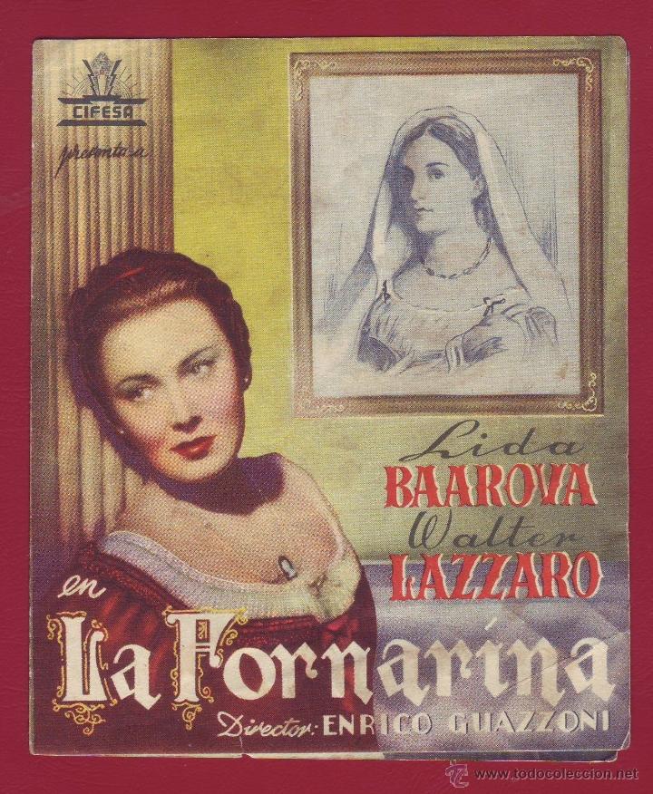 Cine: PROGRAMA DE MANO - LA FORNAR&Iacute;NA - Foto 1