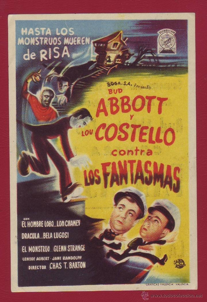 Cine: PROGRAMA DE MANO - CONTRA LOS FANTASMAS - Foto 1