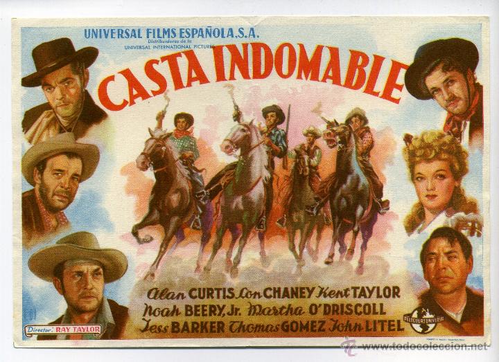 Cine: CASTA INDOMABLE, con Lon Chaney. - Foto 1
