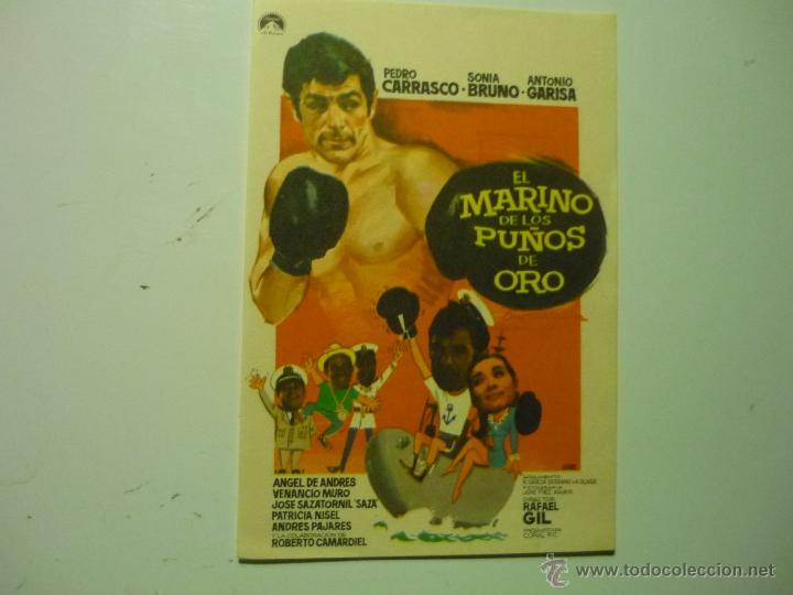 Cine: PROGRAMA EL MARINO DE LOS PU&Ntilde;OS DE ORO - SONIA BRUNO -PEDRO CARRASCO - Foto 1