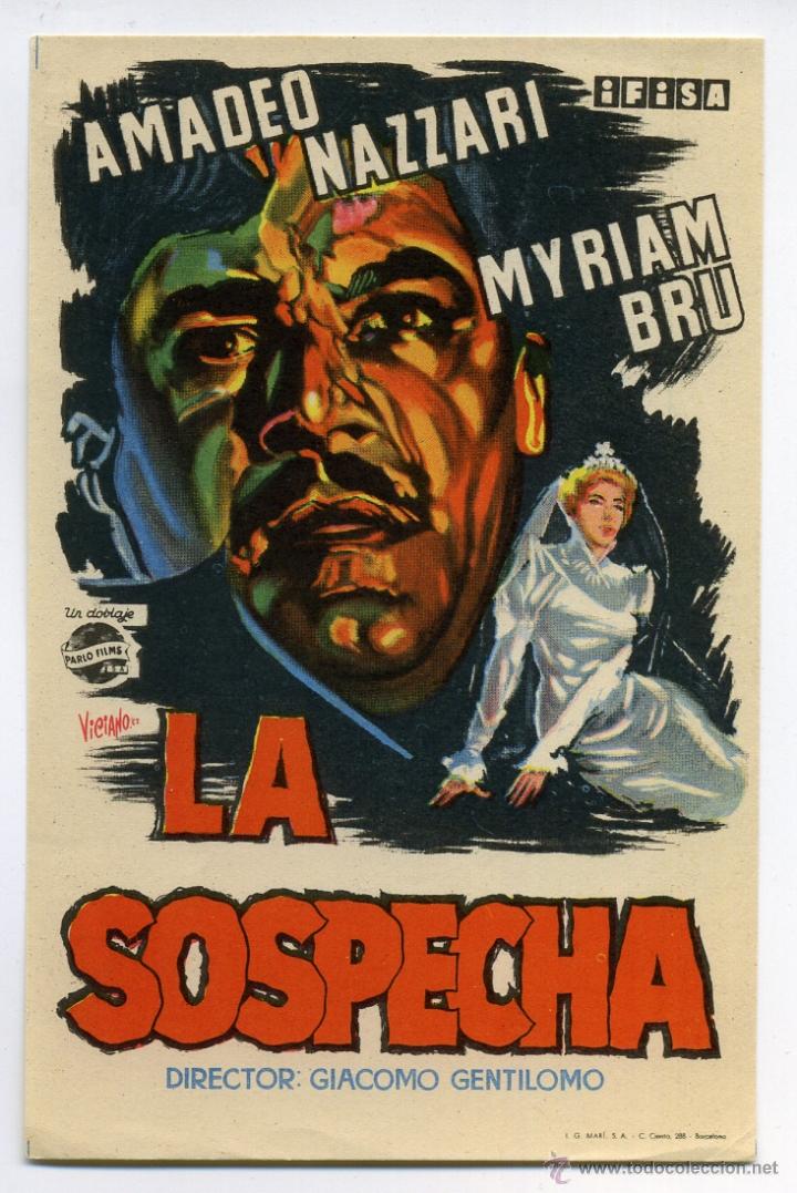 Cine: LA SOSPECHA, con Amadeo Nazzari. - Foto 1