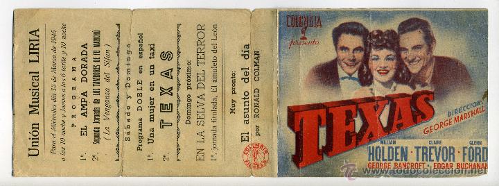 Cine: TEXAS, con Glenn Ford. - Foto 1