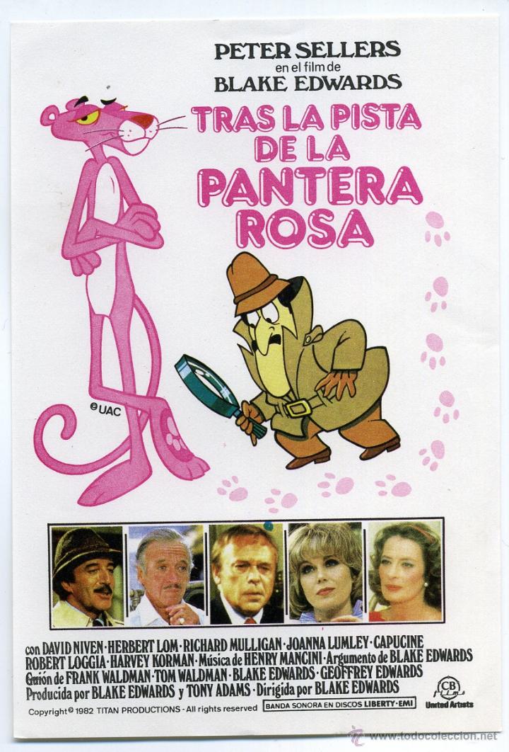 Cine: TRAS LA PISTA DE LA PANTERA ROSA, con Peter Sellers.