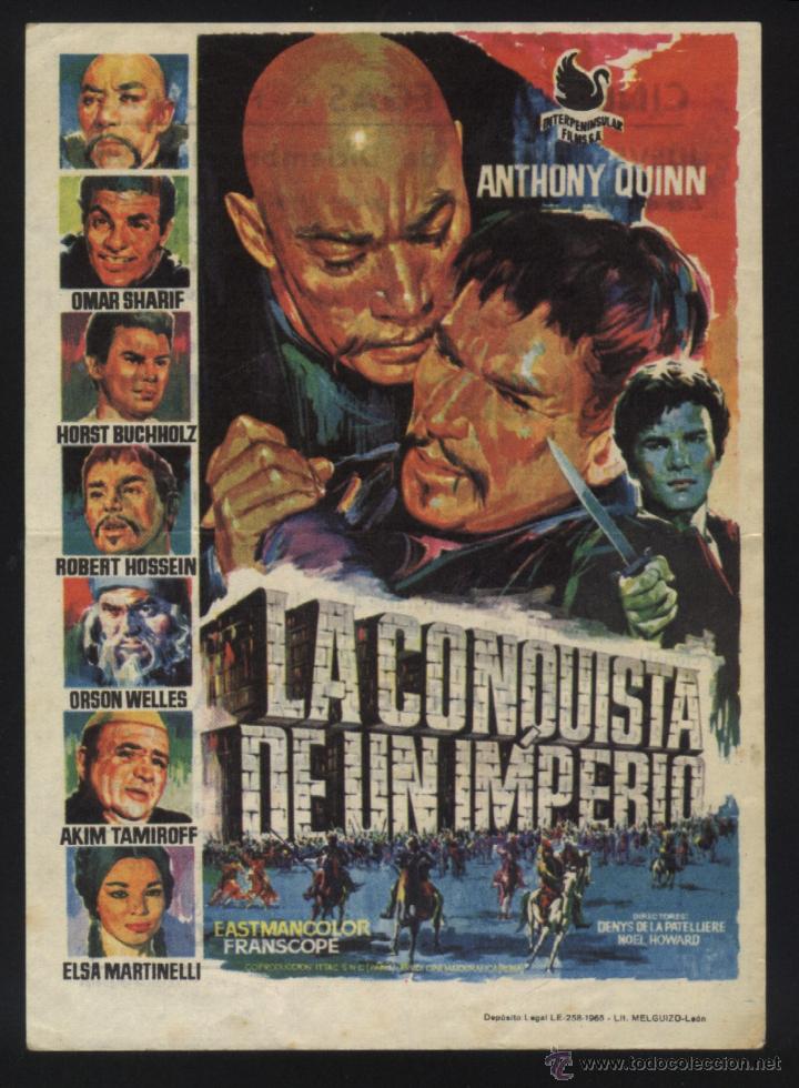 Cine: Q-03566- La conquista de un imperio (Le Fabuleuse aventure de Marco Polo) Cine Las Vegas - Figueras