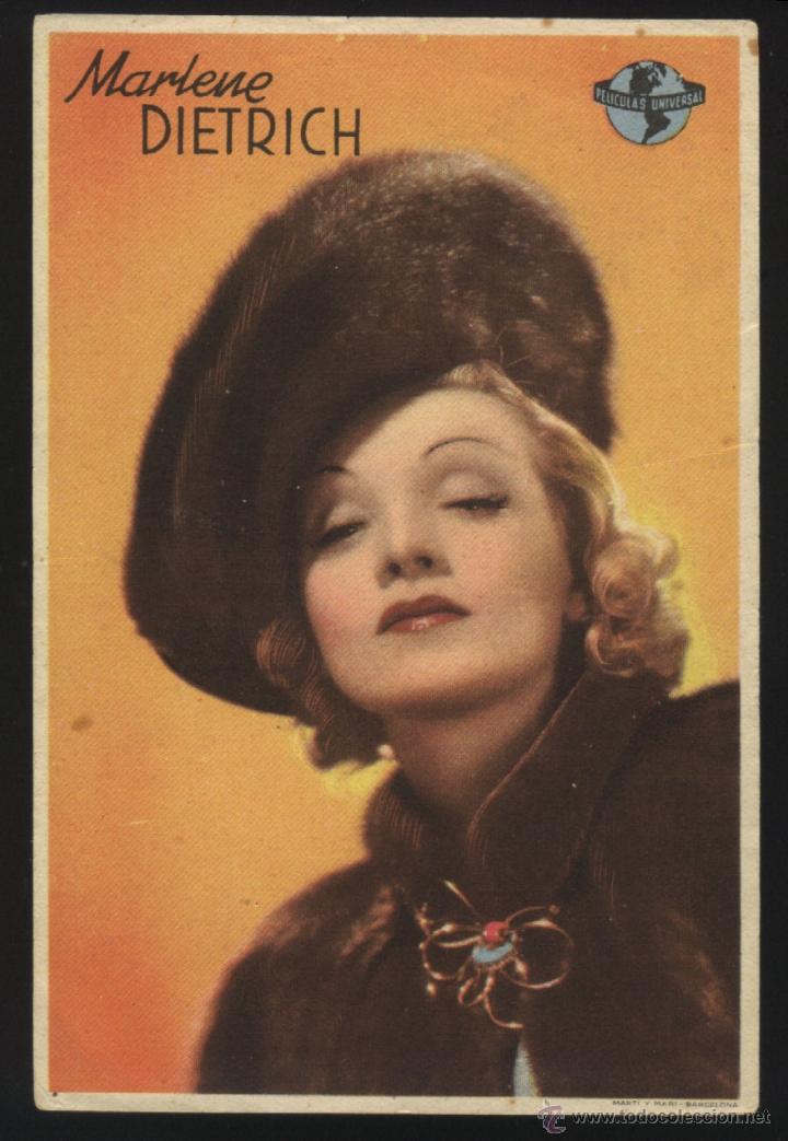 Cine: Q-03571- MARLENE DIETRICH. - Foto 1