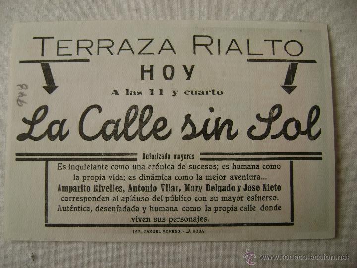Cine: LA CALLE SIN SOL.F.-948 - Foto 2