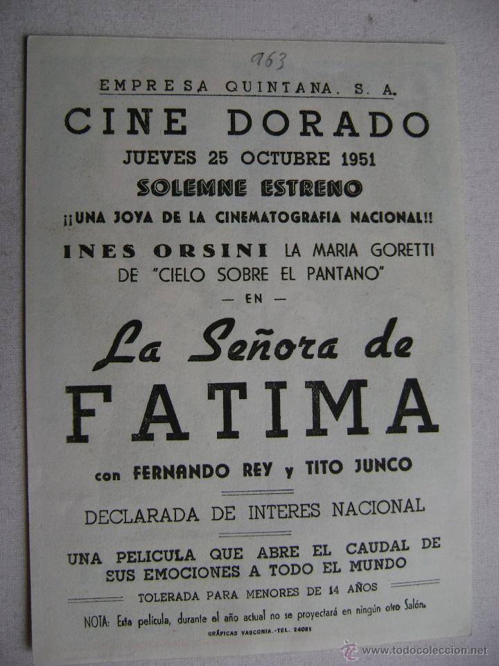 Cine: LA SE&Ntilde;ORA DE FATIMA.F-963 - Foto 2