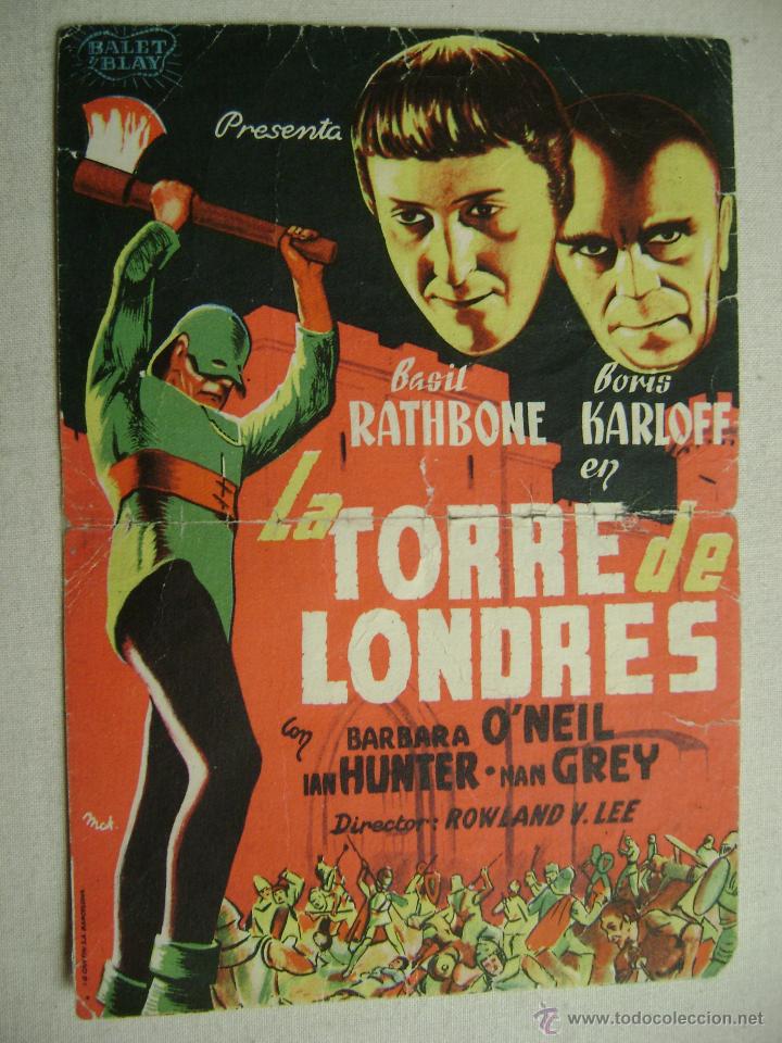 Cine: LA TORRE DE LONDRES.F-968 - Foto 1