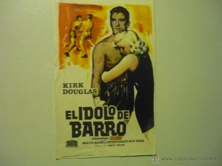 Cine: programa el idolo de barro.- kirk douglas - - Foto 1