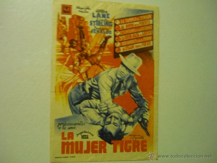 Kino: PROGRAMA LA MUJER TIGRE.-JORNADAS -publicidad ateneo samboyano