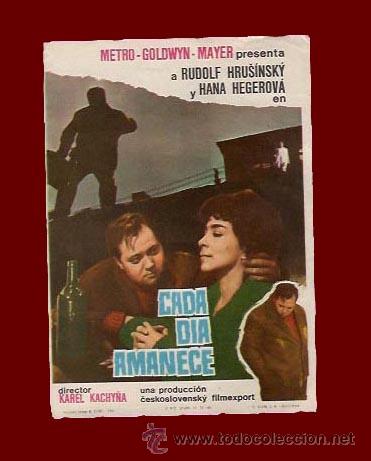Cine: CINE - CADA DIA AMANECE - PROGRAMA ORIGINAL A&Ntilde;O 1963 - SIN PUBLICIDAD - Foto 1