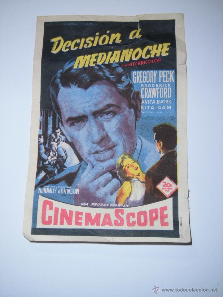 Cine: DECISION A MEDIANOCHE  GREGORY PECK - Foto 1