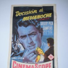 Cine: DECISION A MEDIANOCHE GREGORY PECK
