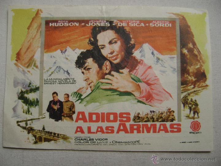Cine: ADIOS A LAS ARMAS.F-986 - Foto 1