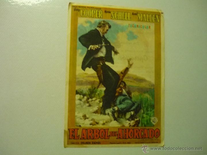 Cine: programa publicidad el arbol del ahorcado .-gary cooper publicidad - Foto 1