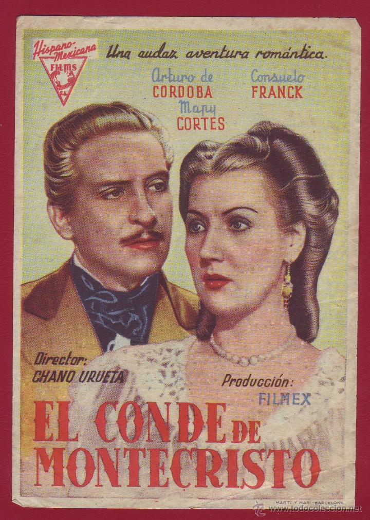 Cine: PROGRAMA DE MANO - EL CONDE DE MONTECRISTO - Foto 1