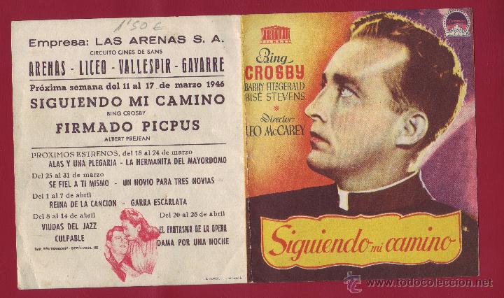 Cine: PROGRAMA DE MANO - SIGUIENDO MI CAMINO - Foto 1