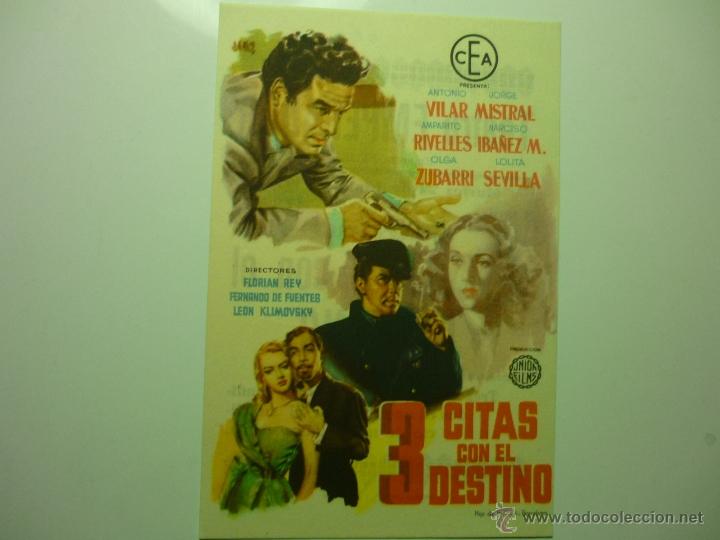 Cine: programa 3itas con el destino .-jorge mistral - - Foto 1