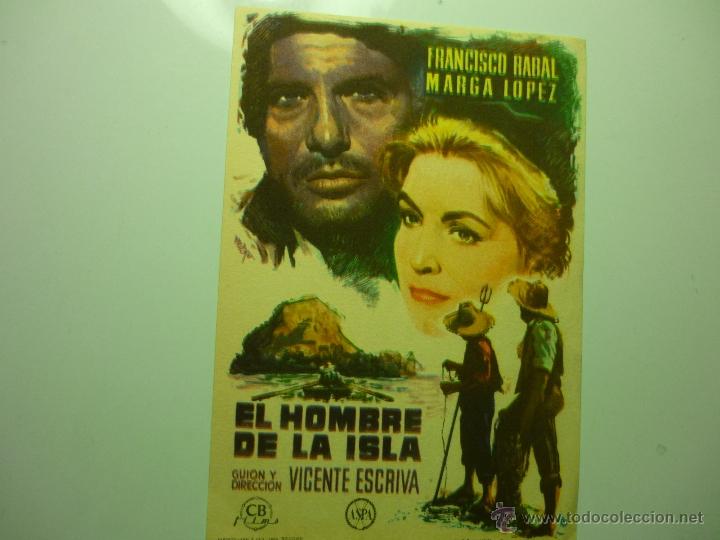 Cine: programa el hombre de la isla.-paco rabal - Foto 1