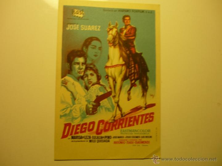 Cine: programa diego corrientes .- jose suares.- dibujo soligo - Foto 1