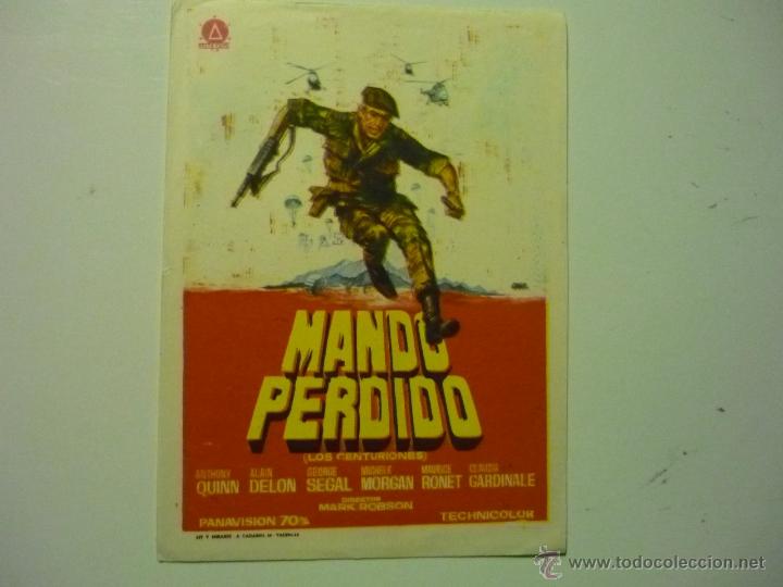 Cine: PROGRAMA MANDO PERDIDO .-ANTHONY QUINN publicidad cine escala - Foto 1