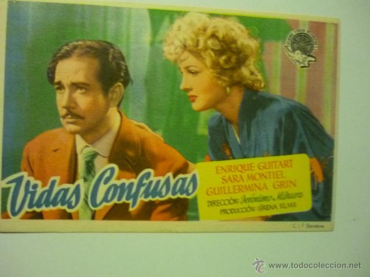 Cine: PROGRAMA VIDAS CONFUSAS .- -SARA MONTIEL-bartrina -reus - Foto 1