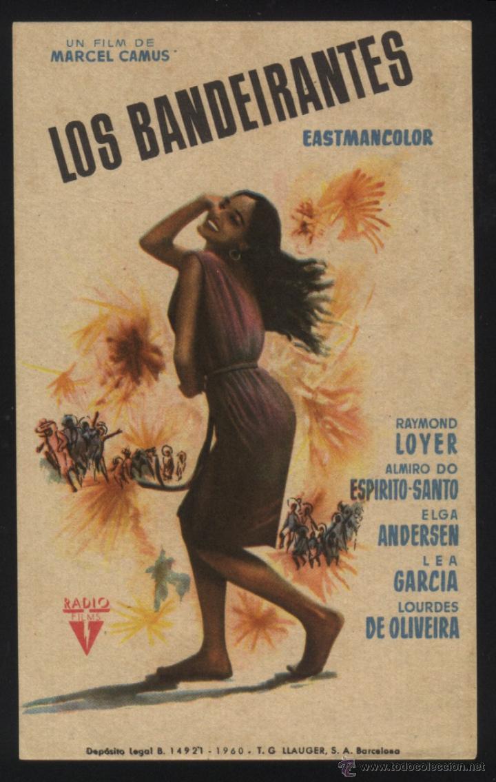  Flyers Publicitaires de films Anciens: P-3841- LOS BANDEIRANTES (Os Bandeirantes) Raymond Loyer - Elga Andersen - Lourdes de Oliveira